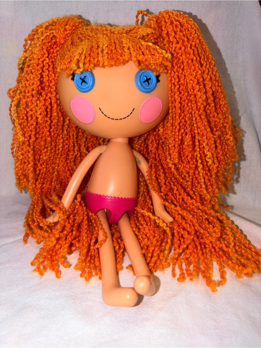 Lalaloopsy Smile E. Wishes 12” Doll Orange Hair Blue Eyes MGA
